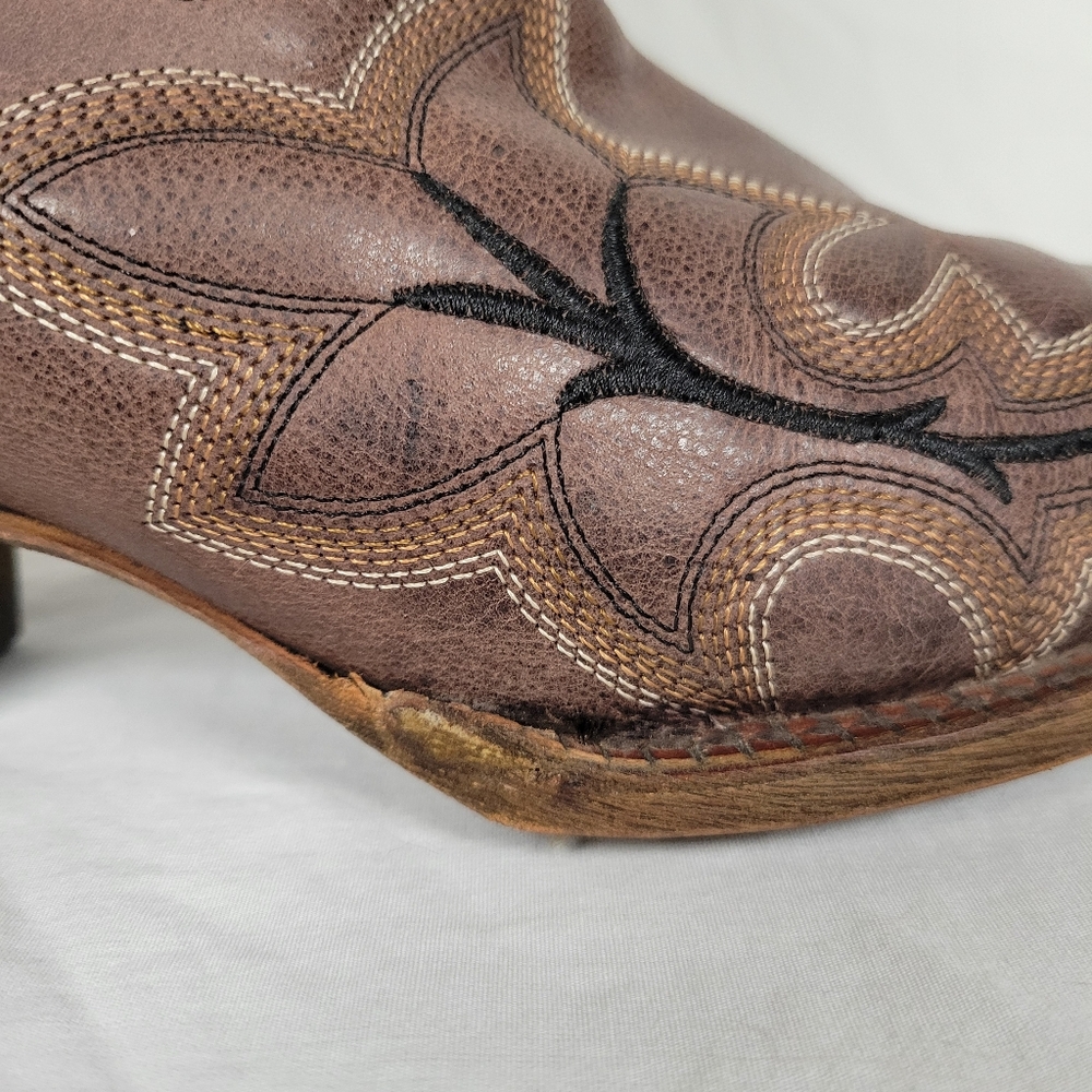 Corral Brown Western Leather Boots - Picture 5 of 16